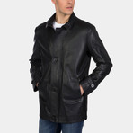 Mitchell Leather Jacket // Black (2XL)