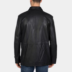 Mitchell Leather Jacket // Black (3XL)