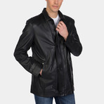 Mitchell Leather Jacket // Black (3XL)