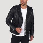 Campbell Leather Jacket // Black (XL)
