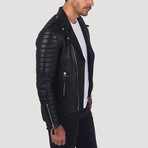 Campbell Leather Jacket // Black (2XL)