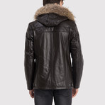 Lancaster Leather Jacket // Brown (S)