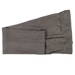 Linen Slim Trim 2 Button Slim Fit Suit // Brown (US: 56R)
