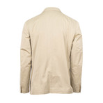 Cotton Slim Trim 2 Button Slim Fit Suit // Beige (US: 44S)