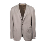 Wool Slim Trim 2 Button Slim Trim Fit Suit // Tan (US: 44S)