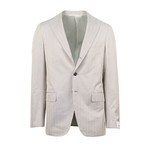 Cotton Slim Trim 2 Button Slim Fit Suit VI // Tan (US: 44S)