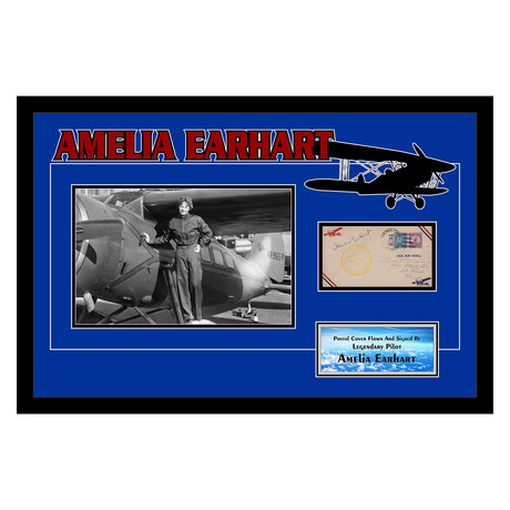 Amelia Earhart // Signed Flown Cover