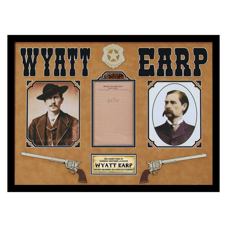 Wyatt Earp // Signed Stationary