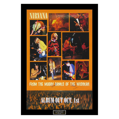 Nirvana // Signed Promo Poster