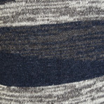 Shard Jacquard Sweater // Navy (M)