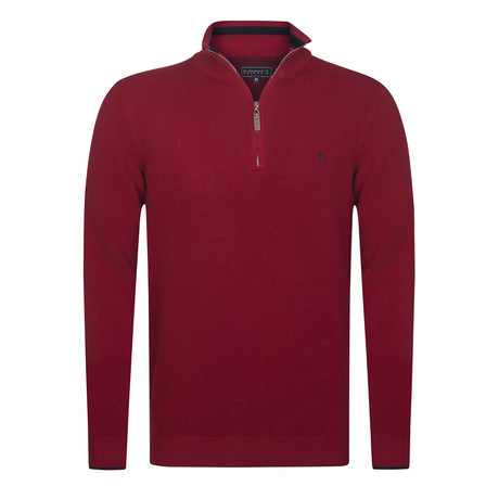 Trajectory Pullover // Bordeaux-Navy (S)