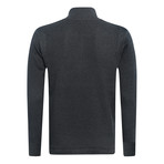Manner Half Zip Pullover // Anthracite Melange (XL)