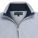 Unskilled Half Zip Pullover // Grey Melange (XL)