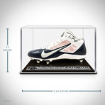 Tom Brady // Signed Football Cleat // Custom Museum Display (Signed Cleat Only)