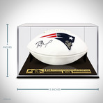 Tom Brady // Signed Full Size New England Patriots Football // Custom Museum Display (Signed Football Only)