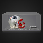 Tom Brady // Signed New England Patriots mini Helmet // Custom Museum Display (Signed Mini Helmet Only)