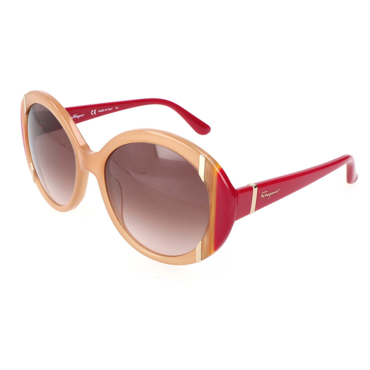 Womens Sf766s Sunglasses Butterscotch Salvatore Ferragamo Touch Of Modern 