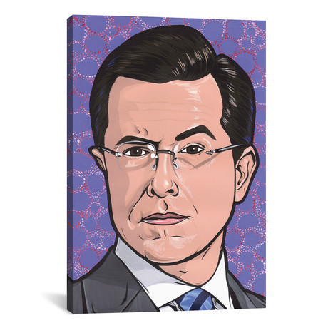 Stephen Colbert // Allyson Gutchell (26"W x 18"H x 0.75"D)