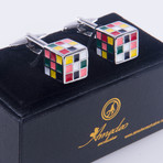 Exclusive Cufflinks + Gift Box // Multicolor Cube