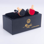 Exclusive Cufflinks + Gift Box // Ping Pong Rackets