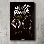 Signed + Framed Poster // Daft Punk