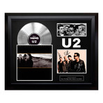 Signed + Framed Collage // U2