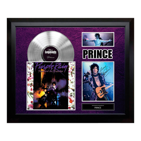 Signed + Framed Collage // Prince