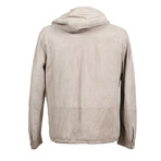 Leith Suede Jacket // Gray (M)
