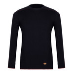 Hank Jersey Sweater // Navy (XL)
