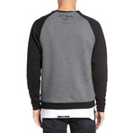 Keswick Crew Neck Sweater // Charcoal + Black (S)