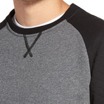 Keswick Crew Neck Sweater // Charcoal + Black (S)