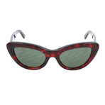Women's BA0129 Sunglasses // Red Havana