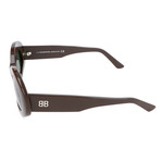 Women's BA0145 Sunglasses // Shiny Dark Brown
