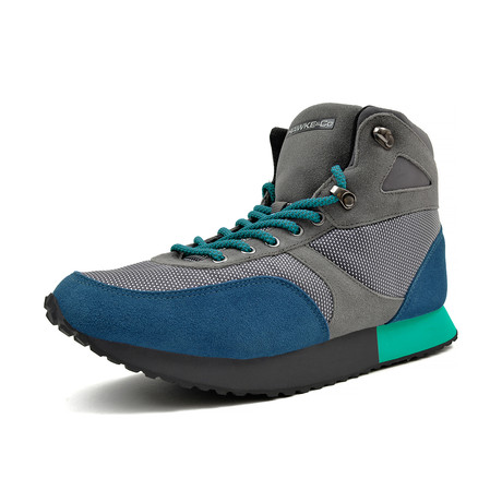Liberty High-Top Sneakers // Blue + Grey (US: 8)