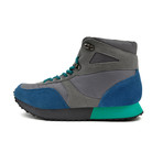 Liberty High-Top Sneakers // Blue + Grey (US: 8)