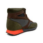 Liberty High-Top Sneakers // Green + Brown (US: 9)