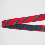 Silk Mogodor Tie // Red + Triple Stripes