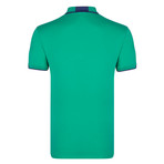 Anderson SS Polo Shirt // Green + Navy (XL)