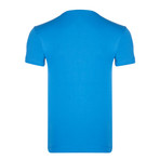 Damien T-Shirt // Turquoise + Navy (3XL)