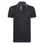 Grayson SS Polo Shirt // Black + Gray (XL)