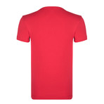 Lewis T-Shirt // Red + Sax (XL)
