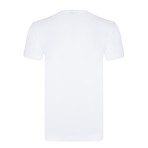 Jayden T-Shirt // White + Green (XL)
