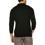 Utku Polo Longsleeve Sweater // Navy (L)