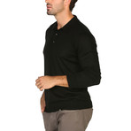 Utku Polo Longsleeve Sweater // Navy (L)