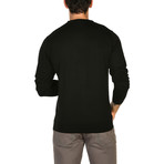 Utku Crewneck Longsleeve Sweater // Black (S)