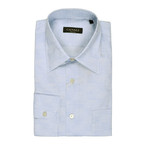 Geometric Regular Shirt // Light Blue (S)