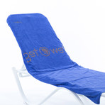 Tew Teg Towel // Blue + Grey