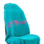 Tew Teg Towel // Turquoise + Pink