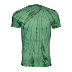 Ultra Soft Hand Dyed V-Neck // Lime Green (2XL)