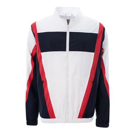 XTE08 Shell Suit Jacket // White (S)